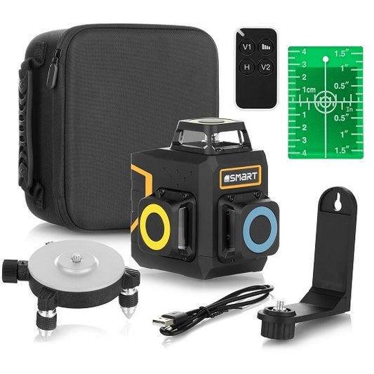 SMART SM-06-03030GM – Grüner 360 Grad Kreuzlaser Bis Zu 30 Meter