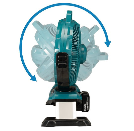 Makita DCF301Z Wiederaufladbarer Mechanischer Lüfter – Flexibel Mit 14,4V/18V Betrieb