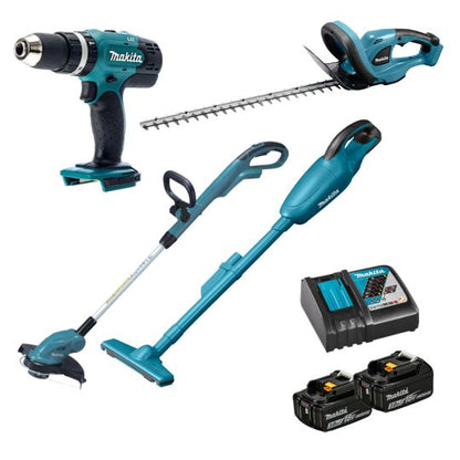 Makita Kombiset DLX4093 18 V Bohren Schleifen Trennen Set