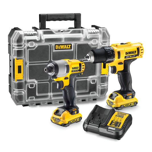 DeWALT DCK211D2T-QW – Leichtes 10,8V Li-Ion Kombi-Set mit 2-Gang-Getriebe