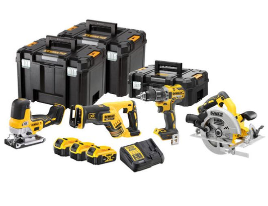 DeWalt Cordless Combo Set DCK480P3T-QW – Leistungsstarkes 18V XR Werkzeugset mit 4 Geräten