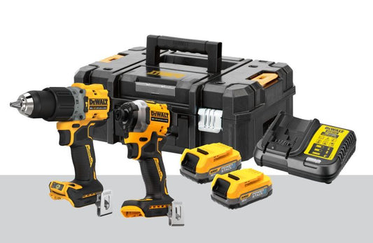 DeWalt DCK2050E2T Akku-Kombi-Set – Leistungsstarker Bürstenloser Motor mit 208 Nm Drehmoment