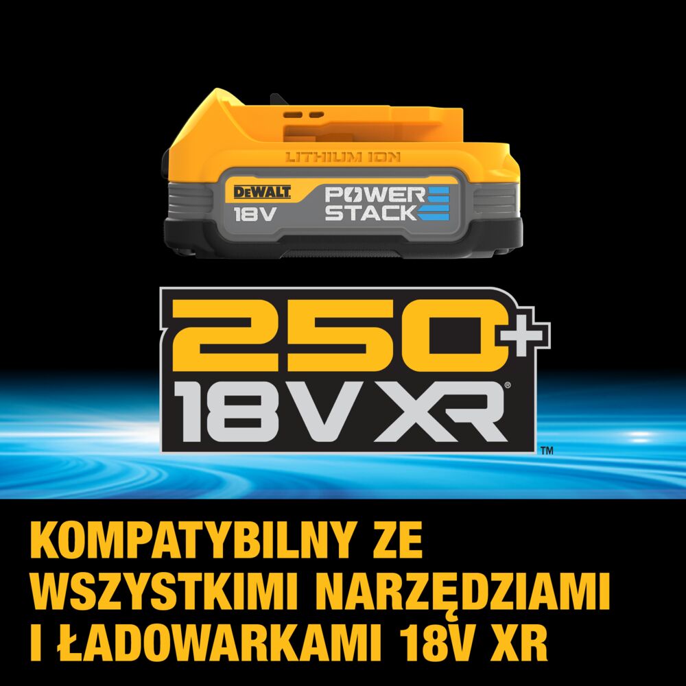 DeWalt KombiSet DCK2052H1E1T 18 V Kompakte Bauweise