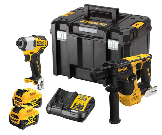 DeWALT DCK2104P2T-QW Akku-Kombiset – Leistungsstarke 12V XR Werkzeuge mit Li-Ion Technologie