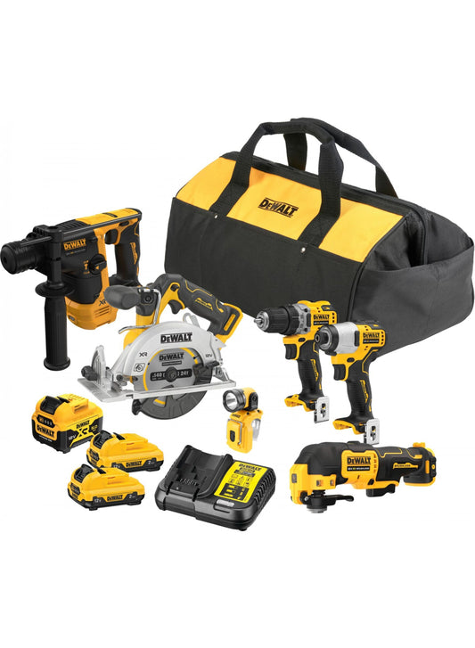 DeWALT DCK611P1D2-QW Akku-Kombiset – Leistungsstarke 6-in-1 Werkzeuglösung