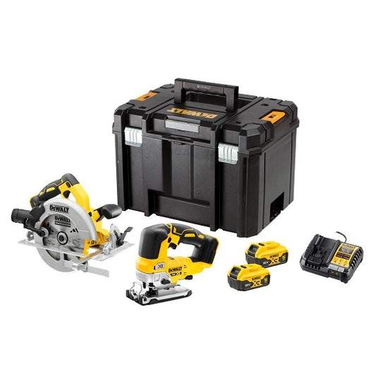 DeWalt DCK2012P2T-QW 18V Kombi-Set – Bürstenlose Kreissäge Mit Hohem Drehmoment