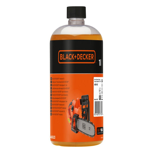 Black+Decker Biologisch Abbaubares Schmieröl A6023-QZ – Hervorragende Schmierung für Flockensägen