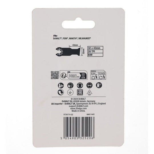 DeWalt Sägeblatt DT20774-QZ 18 V Holz Und PVC Mehrzweck