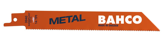 Bahco 3940-100-14-ST-5P – Hochflexible Bimetall-Sägeblätter für Metall