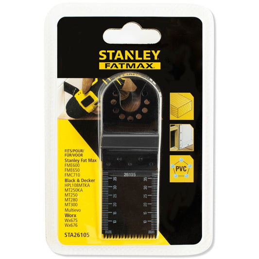 Stanley Multifunktionssägeblatt STA26105-XJ – Präzises Schneiden von Holz und Kunststoff