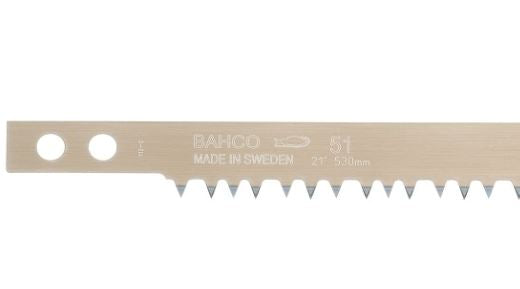 BAHCO Fuchsschwanzsägeblatt 51-32 – Hochwertiger Vergütungsstahl für Leichtes Schneiden von Trockenem Holz