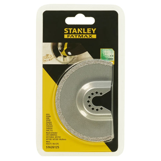 Stanley STA26125-XJ – Hartmetall-Rundsägeblatt zum Entfernen von Zement und Mörtel