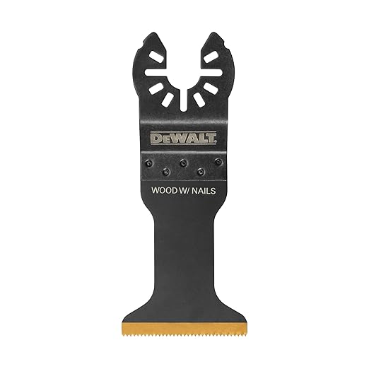 DeWalt Titanbeschichtetes Multifunktionssägeblatt DT20736-QZ – Ideal Für Holz Mit Nägeln