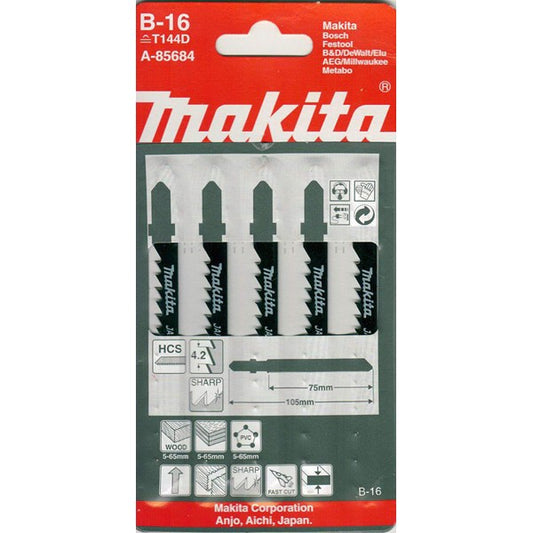Makita 105mm Stichsägeblätter A-85684 – Schnelle Schnitte In Holz