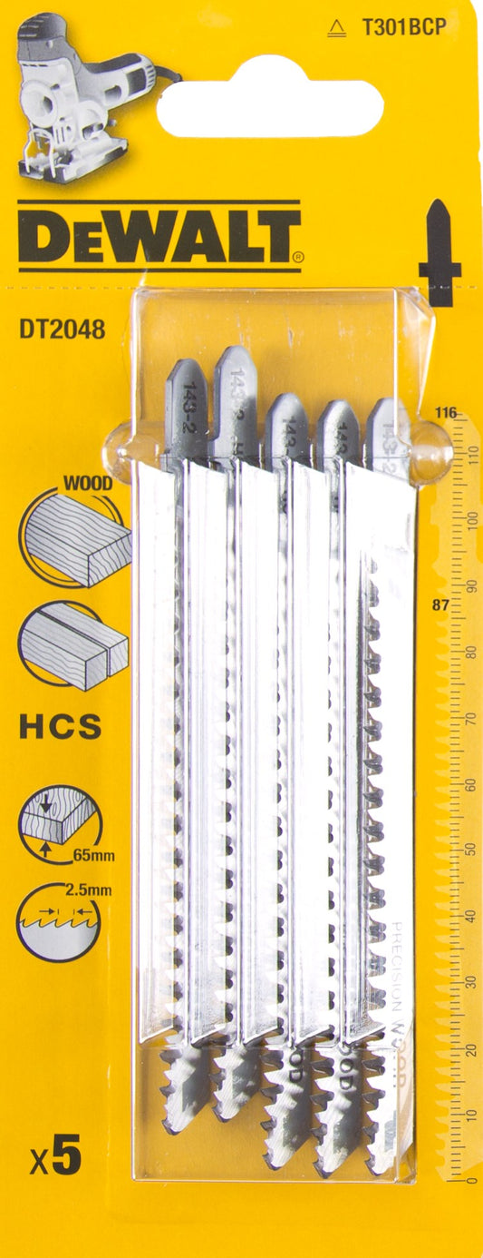 DeWalt Stichsägeblätter DT2048-QZ 18 V 116 Mm Holz Set