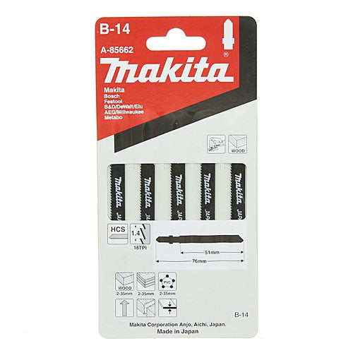 Makita A-85662 Stichsägeblätter 76mm – Vielseitig für Holz und Faserplatten