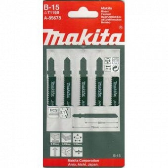 Makita A-85678 Stichsägeblätter 76mm – Schnell Schneiden von Sperrholz und Faserplatten