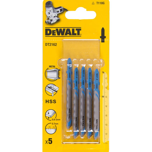 DeWalt 100 mm Stichsägeblätter DT2163-QZ – Hochwertige Bimetall-Schnitte