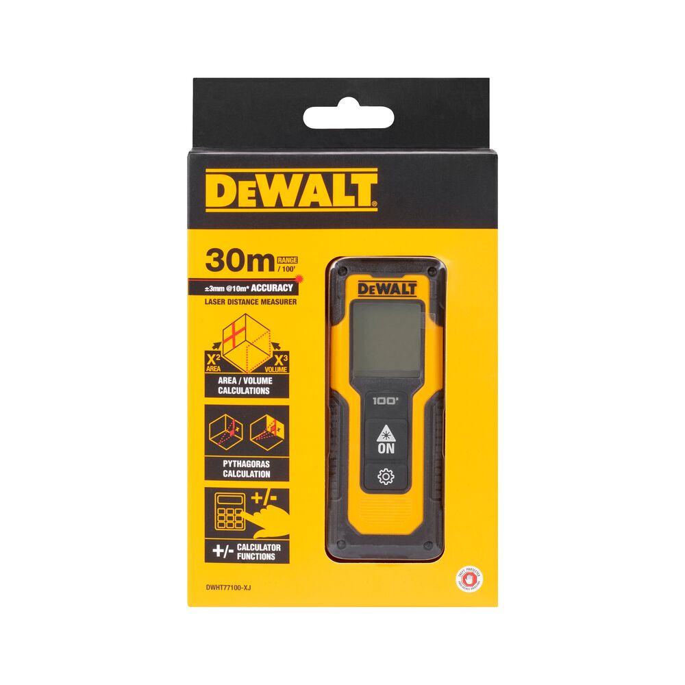 DeWalt Laser-Entfernungsmesser DWHT77100-XJ 3 V 30 m