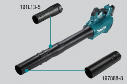 Makita Düse Adapter DUB184 18 V Präzise Luftführung