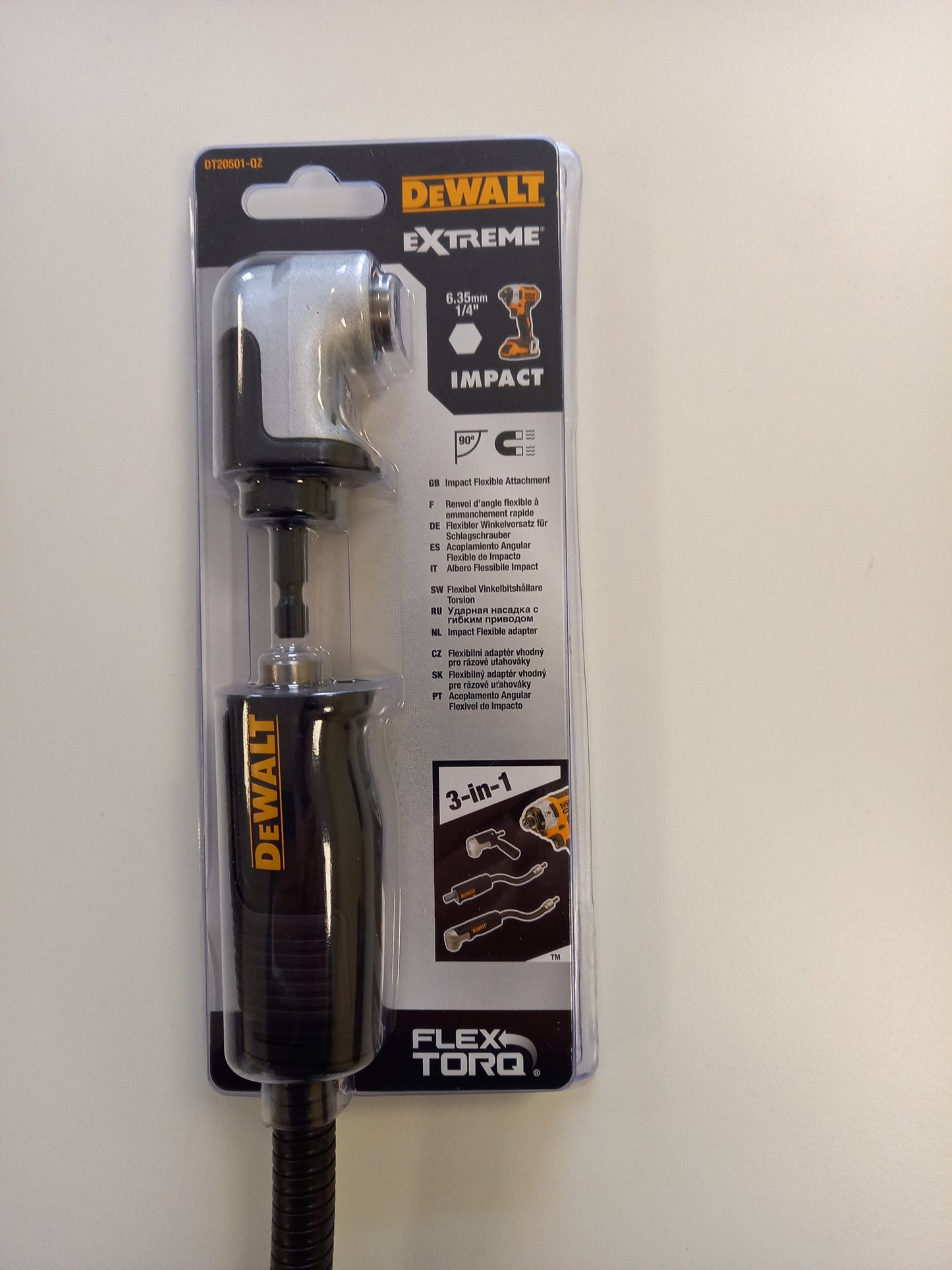 DeWALT 180° Flexibler Hammerkopf 180° – Vielseitige 3in1 Schlagfront
