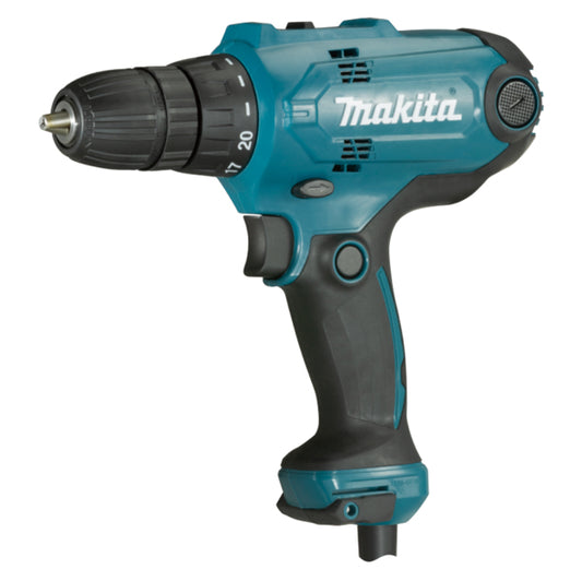 Makita DF0300 – Leichte Elektrische 2-Gang-Bohrmaschine mit 320W Motor