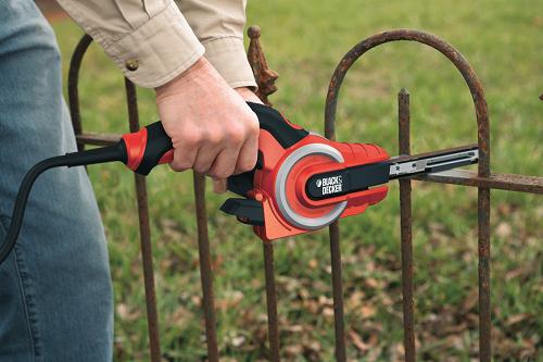 Black+Decker KA902EK-QS – Leistungsstarke 400W Elektrische Bandschleifmaschine