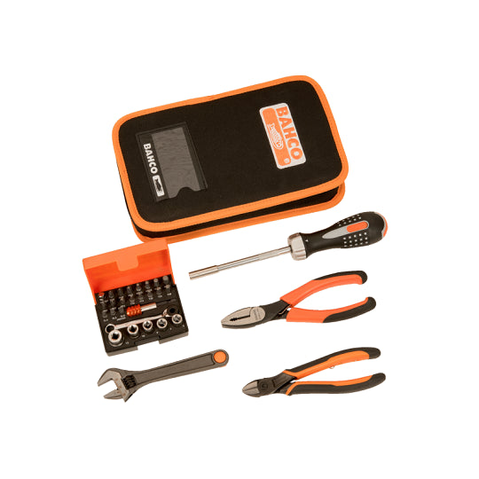 Bahco Werkzeugsatz 18 V 36tlg Vielseitiges Profi Set