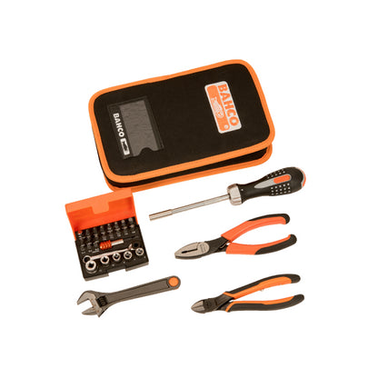 Bahco Werkzeugsatz 18 V 36tlg Vielseitiges Profi Set