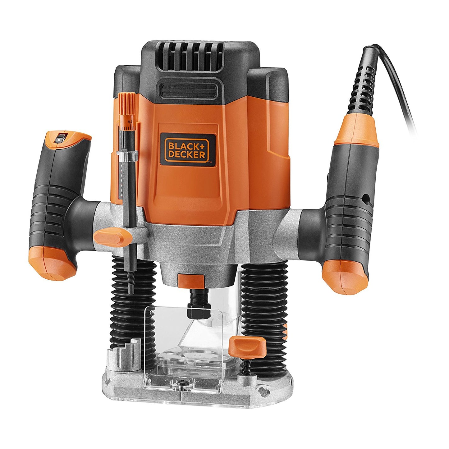 Black&Decker KW1200EKA-QS – Leistungsstarke 1200W Spindelhobelmaschine mit Einstellbarer Drehzahl