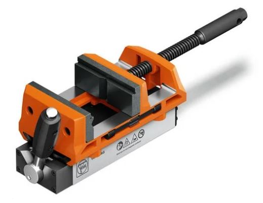 VERSAMAG Schraubstock Mit Magnetfuß Starker Dauermagnet
