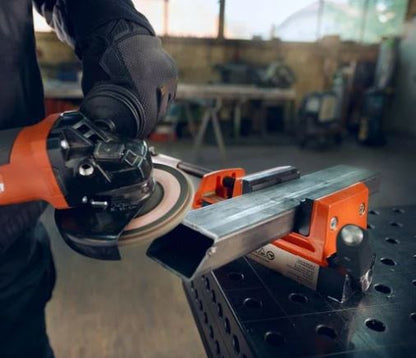 VERSAMAG Schraubstock Mit Magnetfuß Starker Dauermagnet