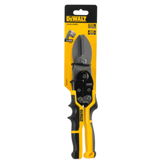 DeWalt DWHT14687-0 Ergo HVAC 3-Klingen-Schrumpfzange – Präzises Schrumpfen von Rohren und Blechen