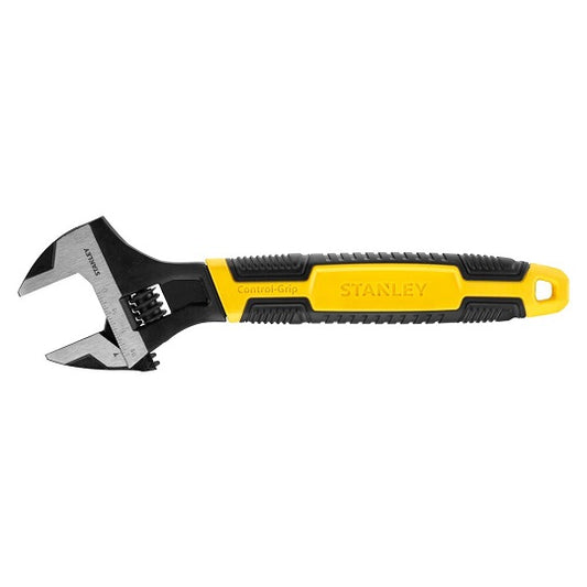 Stanley 300mm Verstellbarer Schraubenschlüssel – Ergonomisches Design mit 15° Backenwinkel