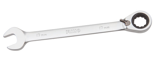 IRIMO Maulschlüssel mit Ratsche M19 – Hochfester Legierter Stahl mit Rechts/Links-Schalter