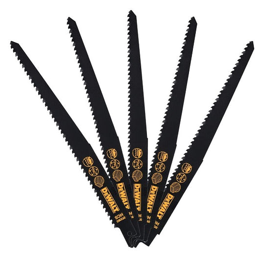 DeWALT Bajonettsägeblätter-Set DT2363 18 V 5 Stk Hartmetall