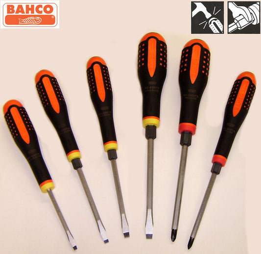 Bahco Schraubendreher-Set BE-9881TB Ergonomischer Griff