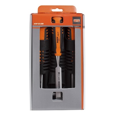 BAHCO 424P-S3-EUR Holz D'ut Set – Professionelle Präzisionsklingen Mit Komfortgriffen