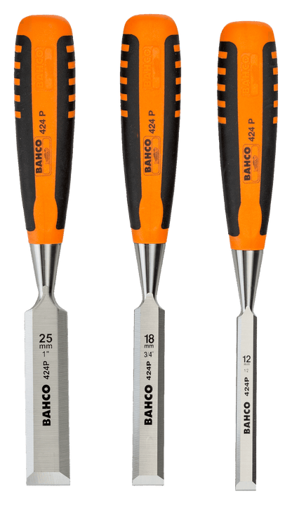 Bahco Holz D'ut 424P-S3-EUR Ergo-Komfortgriffe Set