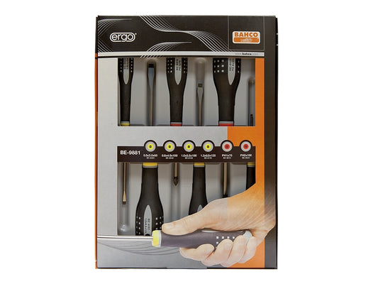 Bahco ERGO Schraubensatz BE-9882 – Ergonomisches Design für Optimalen Komfort