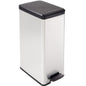 Curver KETER Metallisierter 40L Slim Bin – Platzsparendes Design für Kleine Räume
