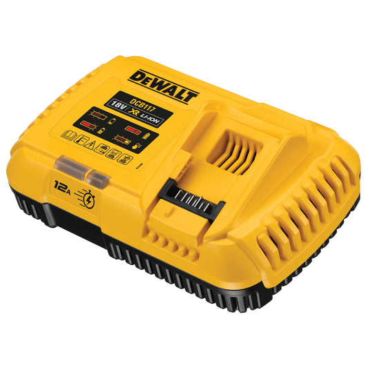 DeWALT DCB117-QW – Ultraschnelles Laden für 18V und 54V Akkus