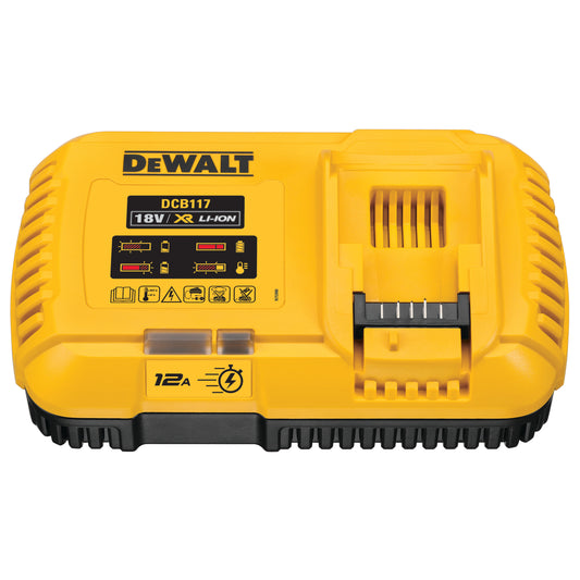 DeWALT DCB117-QW – Ultraschnelles Laden für 18V und 54V Akkus