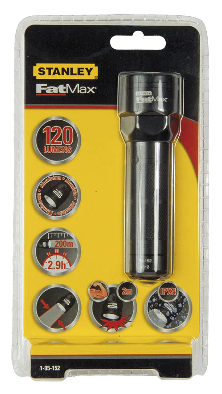 Stanley LED Taschenlampe 120 Lumen – Starkes Helles Licht mit Zoomfunktion