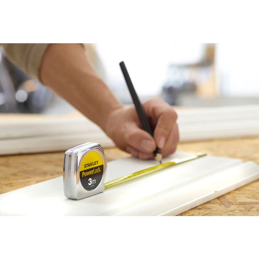 Stanley Klappbares Maßband 3 m 0-33-218 – Mylar Beschichtetes Stahlmaß für Präzise Messungen