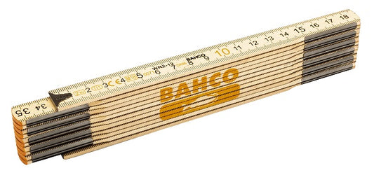 Bahco WR2-12 Holz-Gliedermaßstab 2m – Präzise Metrische Teilungen