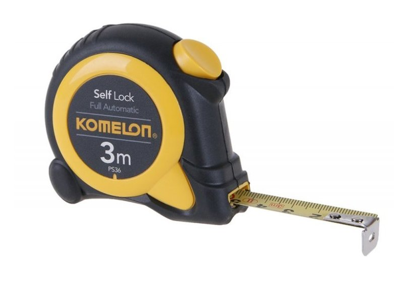 Komelon+Maßband+PS36+Selbstarretierung+Automatische Bremse