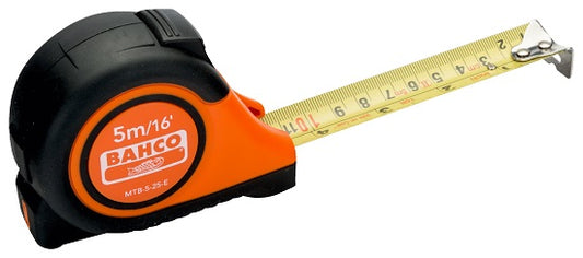 Bahco Messband MTB-8-25-M-E 8 m Robuste Bauform Kompakt