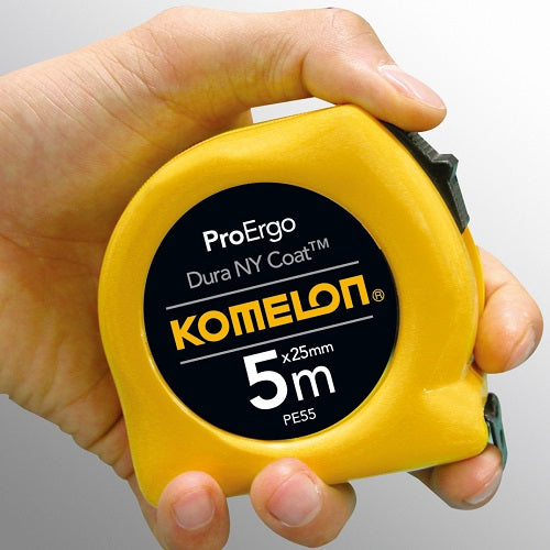 Komelon Maßband PE85 Schnellrücklauf 8 m Länge Robust