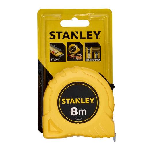 Stanley Rollbandmaß 8m 0-30-457 – Abrieb- und Witterungsbeständig mit Polymer-Schutzbeschichtung